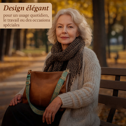 Sac à Bandoulière en Cuir Chelsey Vintage