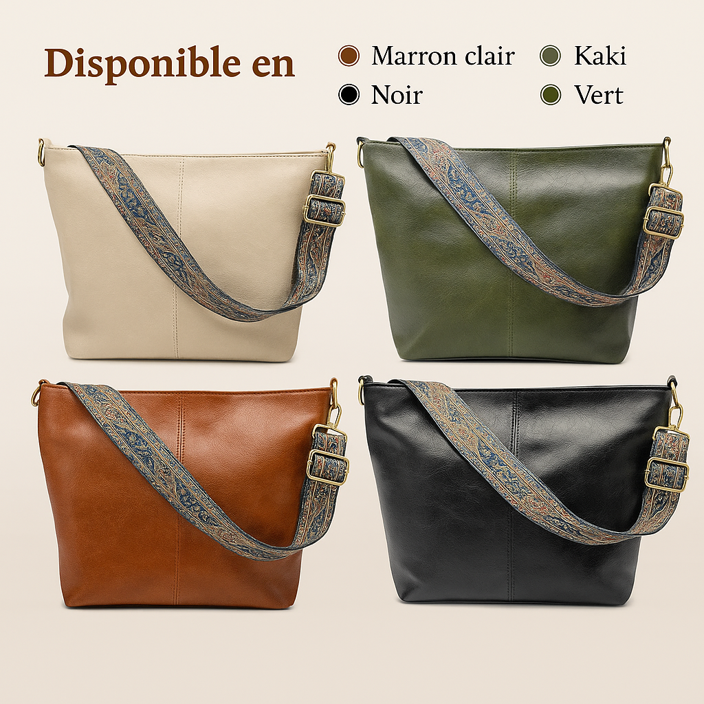 Sac à Bandoulière en Cuir Chelsey Vintage